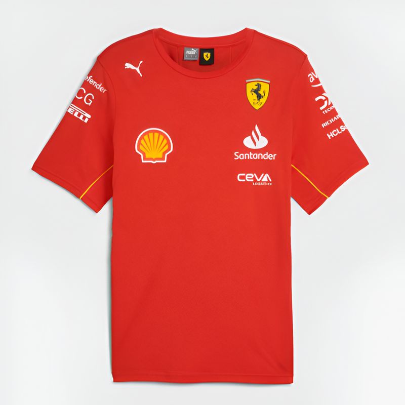FERRARI - Polera Formula 1 Scuderia Ferrari Oficial Roja 2024