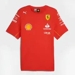 FERRARI - Polera Formula 1 Scuderia Oficial Roja 2024