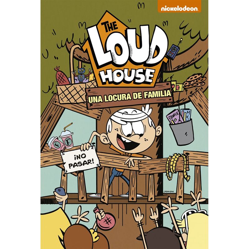 PENGUIN RANDOM HOUSE - LIBRO Una Locura De Familia The Loud House Cómic 4