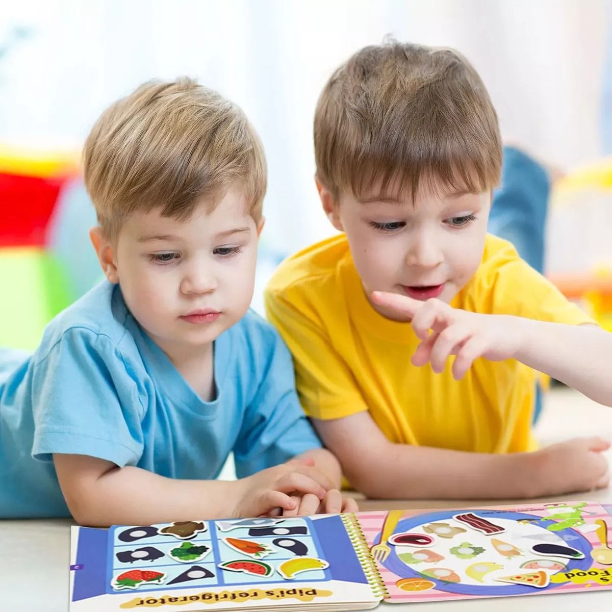GENERICO - Libro Sensorial Montessori Didáctico Con Velcro Para Niños