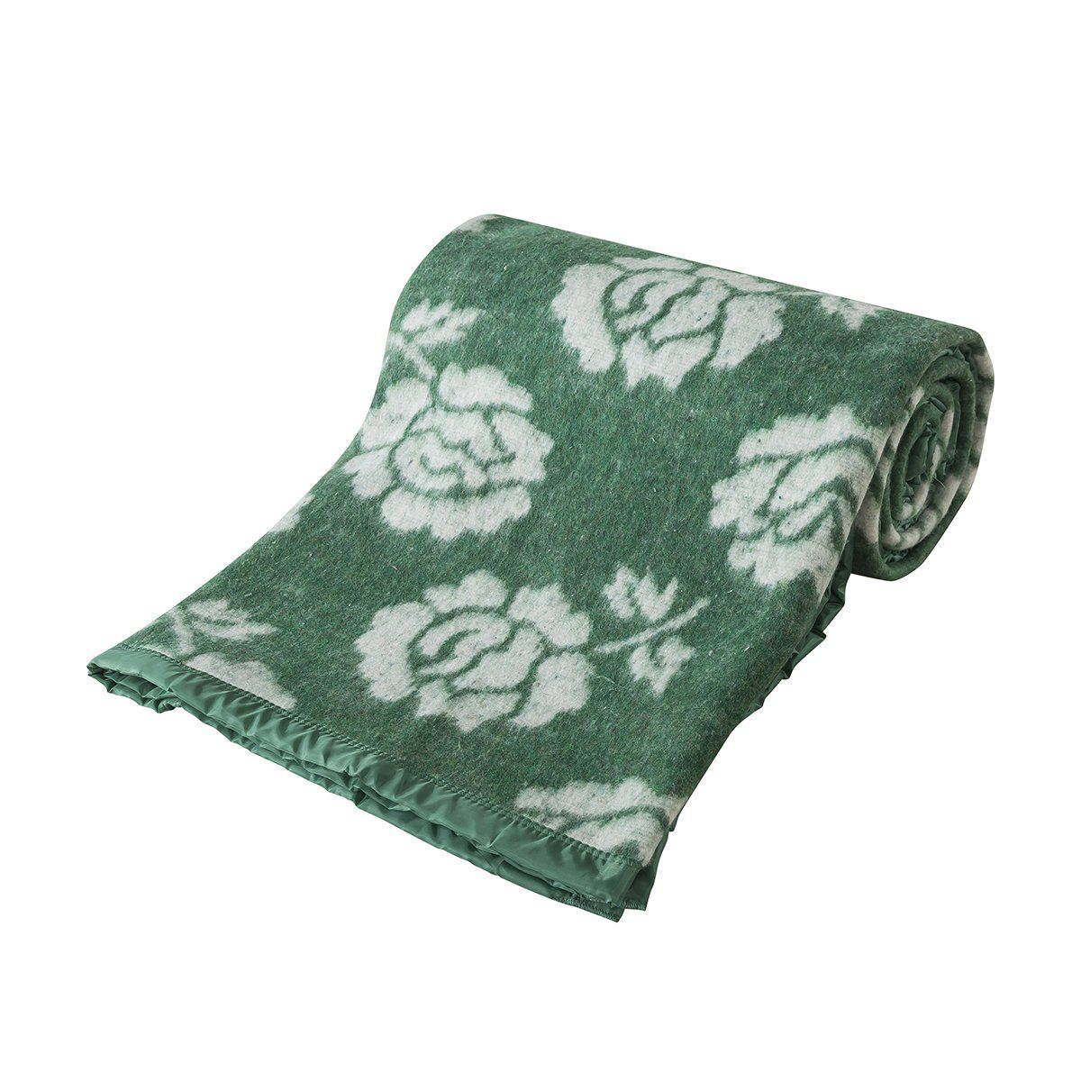 ANDES - FRAZADAS ANDES CLASSIC JACQUARD VERDE 15 PLAZA
