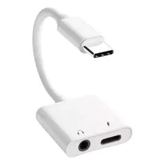GEN - Cable Adaptador Usb Tipo C A Audífonos Audio Carga Celular