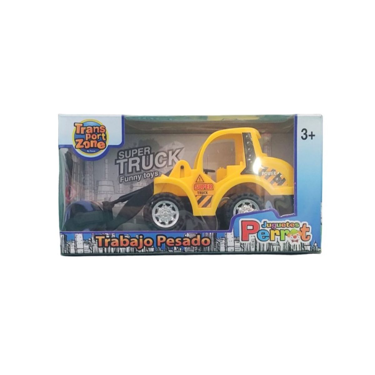 PERROT - Camión Construcción Rodillo Juguetes Perrot