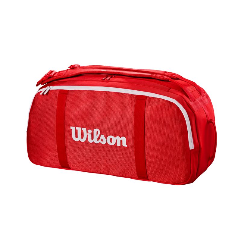 WILSON - Bolso De Tenis Super Tour Rojo Wilson