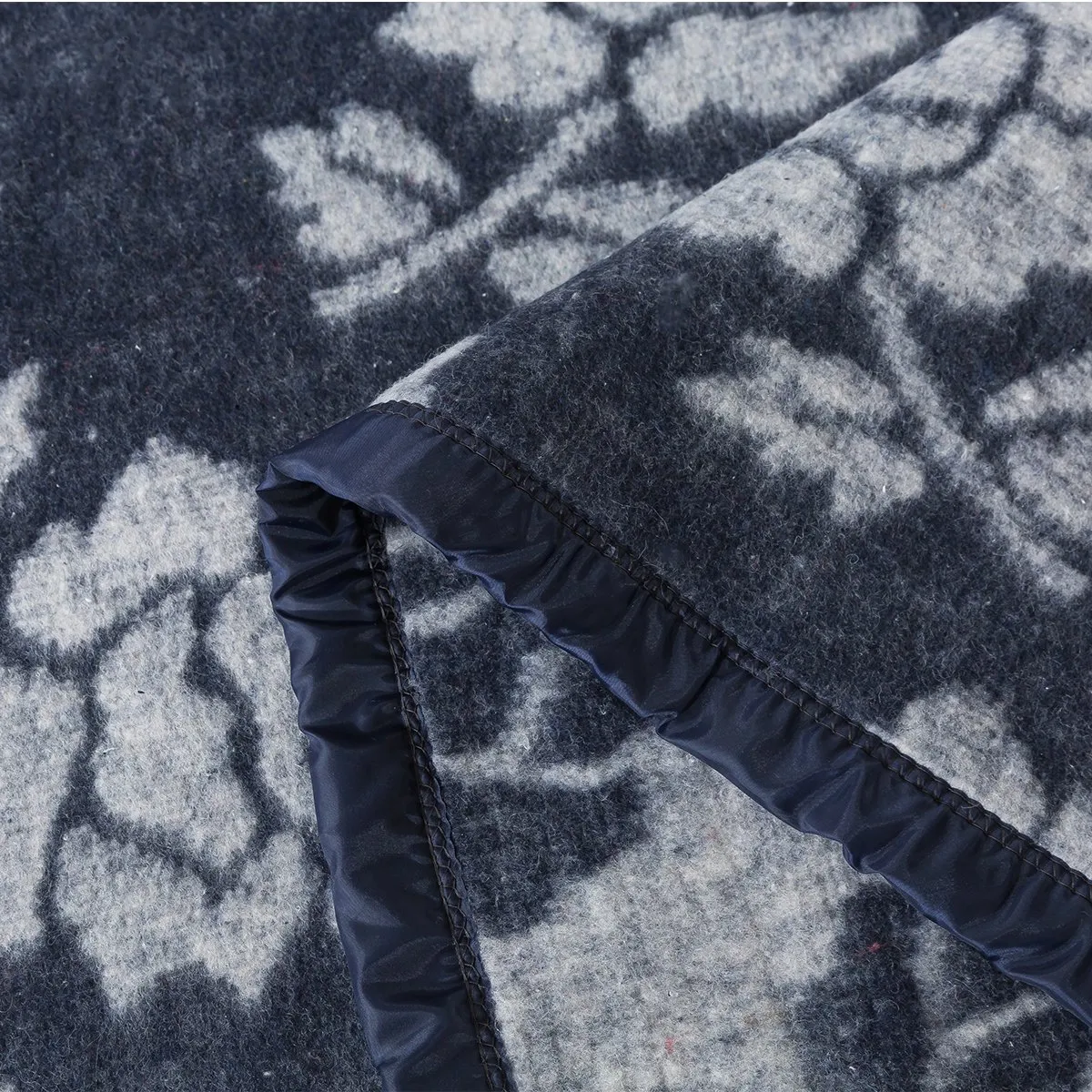 ANDES - FRAZADAS ANDES CLASSIC JACQUARD AZUL 15 PLAZA