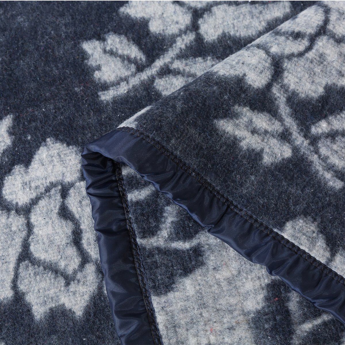 ANDES - FRAZADAS ANDES CLASSIC JACQUARD AZUL 15 PLAZA