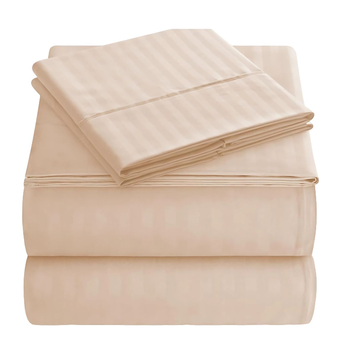 GENERICO - Juego Sábanas De Lujo 2 Plazas Microfibra Ultra Suave 4 Pzas