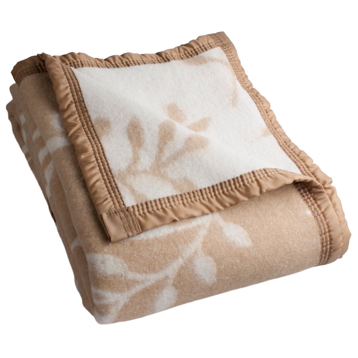 ANDES - FRAZADA ANDES 25% LANA RAMA BEIGE 2 KING