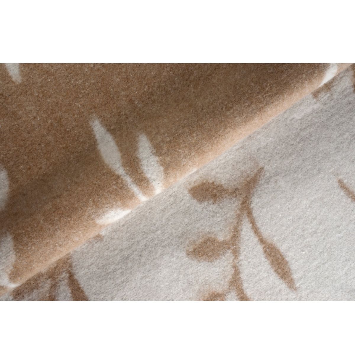 ANDES - FRAZADA ANDES 25% LANA RAMA BEIGE 2 KING
