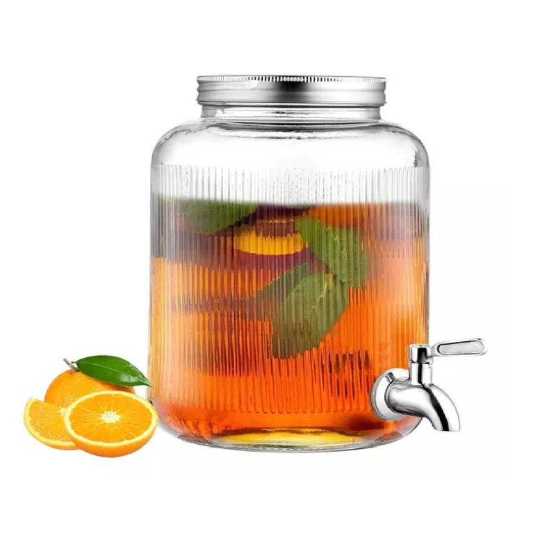 GENERICO - Dispensador De Bebidas Jarras Vidrio Jarro Para Jugo 3L