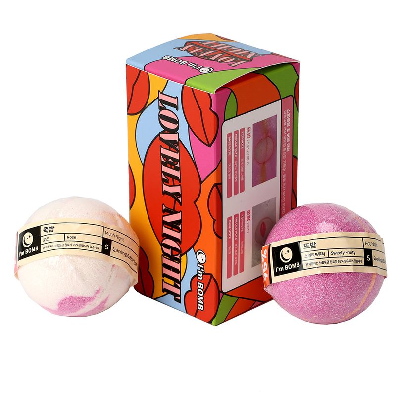 I'M BOMB - Set De 2 Bombas De Tina Con Aroma Lovely Night 120g Im Bomb