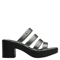 Sandalia Casual Mujer Plateado