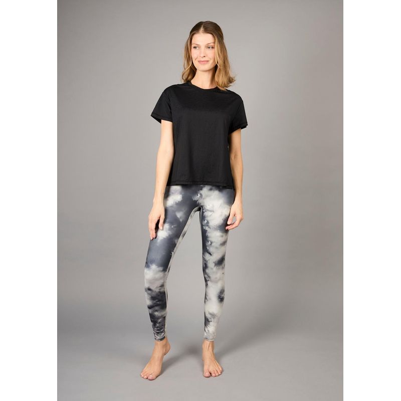 THEA - Polera Manga Corta Hela Black