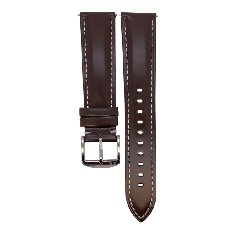 R24 - Correa Reloj Cuero Brillante R24 TCZP12 Colores 20mm 22mm