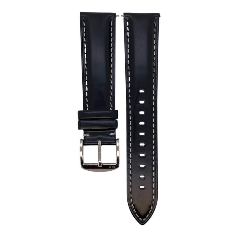 R24 - Correa Reloj Cuero Brillante R24 TCZP12 Colores 20mm 22mm