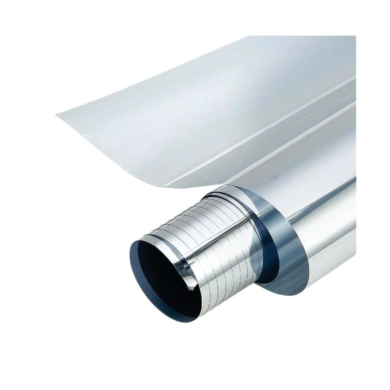GENERICO - Pack 10 Laminas Espejadas Privacidad Ventana Efecto Espejo 1Mx60CM TN