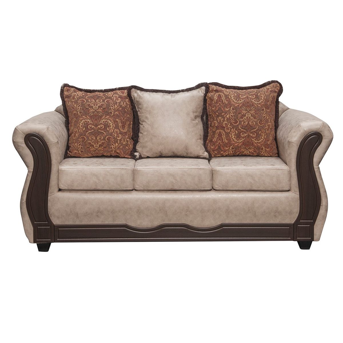 BLACK FACTORY - Juego de Living 3 1 1 Sofia PU Beige