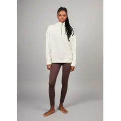 THEA - Poleron Half Zip Nott White
