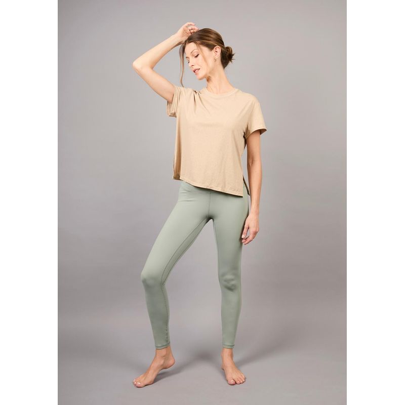 THEA - Polera Manga Corta Hela Camel
