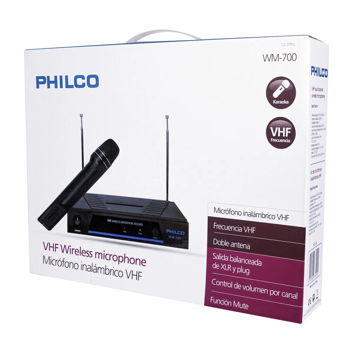 PHILCO - Philco Micrófono Inalámbrico VHF WM700