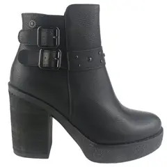 CHALADA - Botin Mujer Negro Casual Ella-17