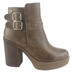 CHALADA - Botin Mujer Taupe Casual Ella-17