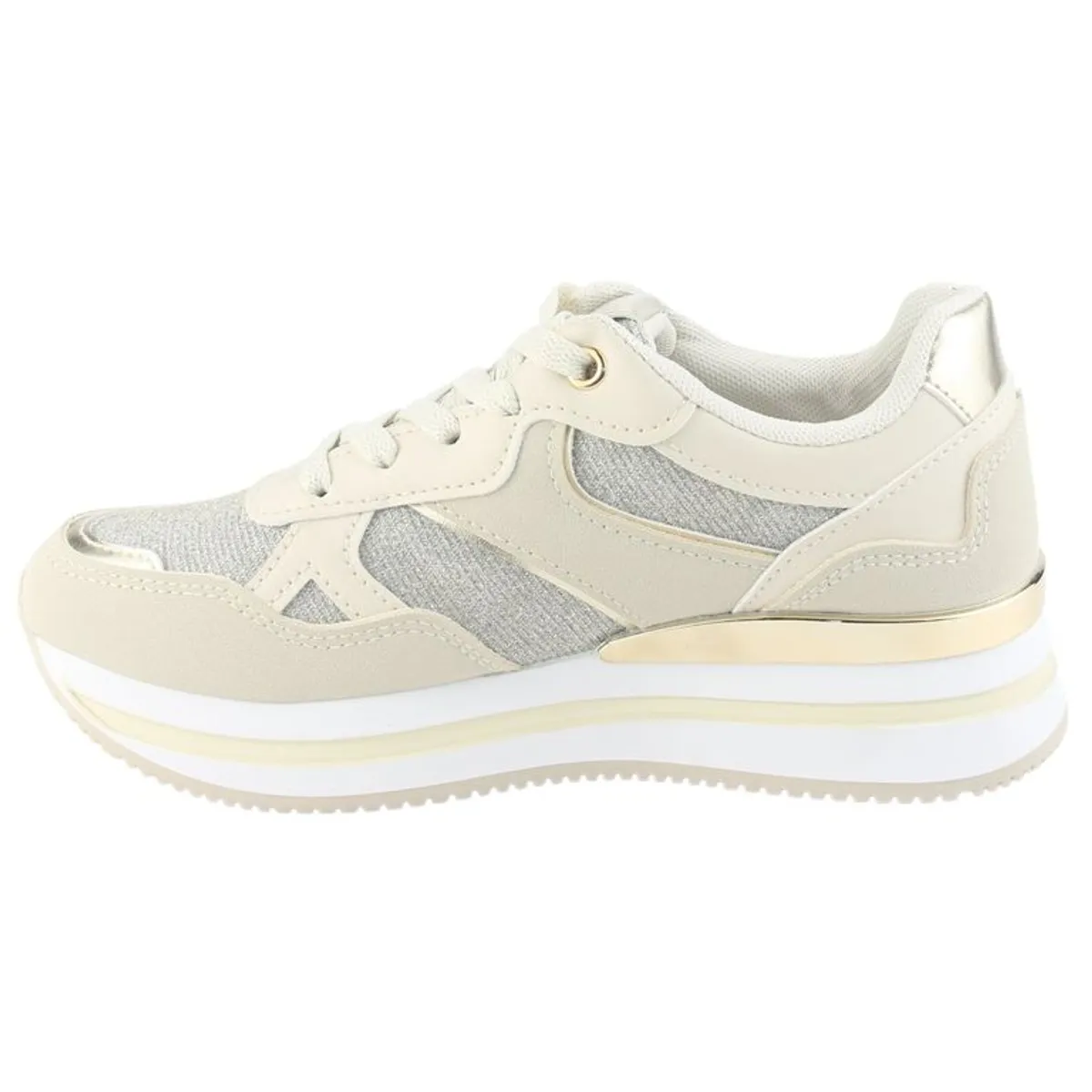 CHALADA - Zapatilla Mujer Dorado Urbano Chalada Jettixlow1-