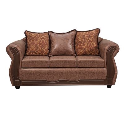 Imagen 2 del producto Sofá 3 Cuerpos Sofia PU Cafe