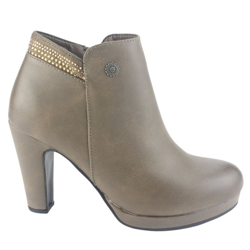 CHALADA - Botin Mujer Taupe Casual Chalada Bambina-21