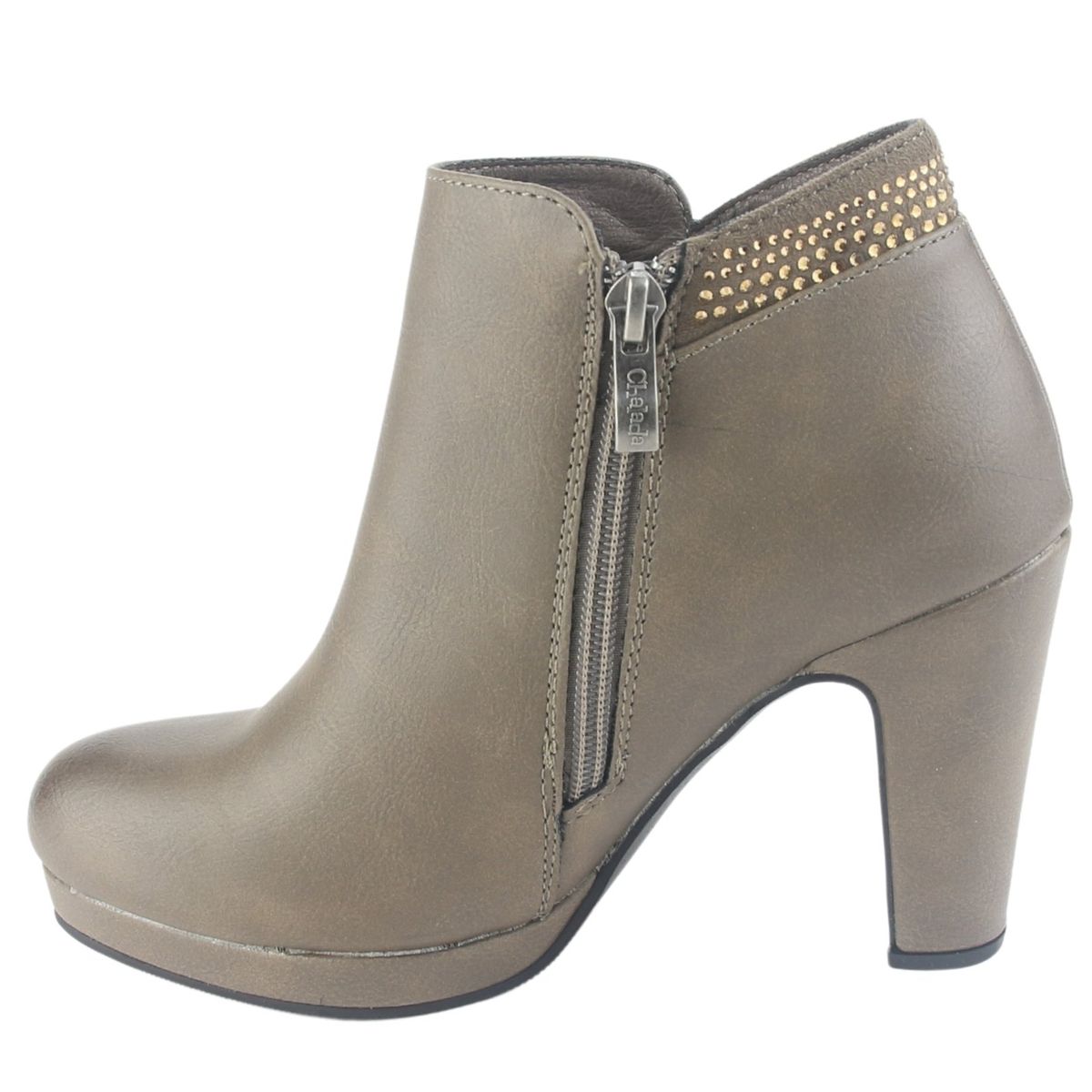 CHALADA - Botin Mujer Taupe Casual Chalada Bambina-21