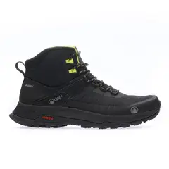 LIPPI - Zapatilla Hombre Vulcano Iron Stone Mid B-dry Negro / Amarillo Flúor