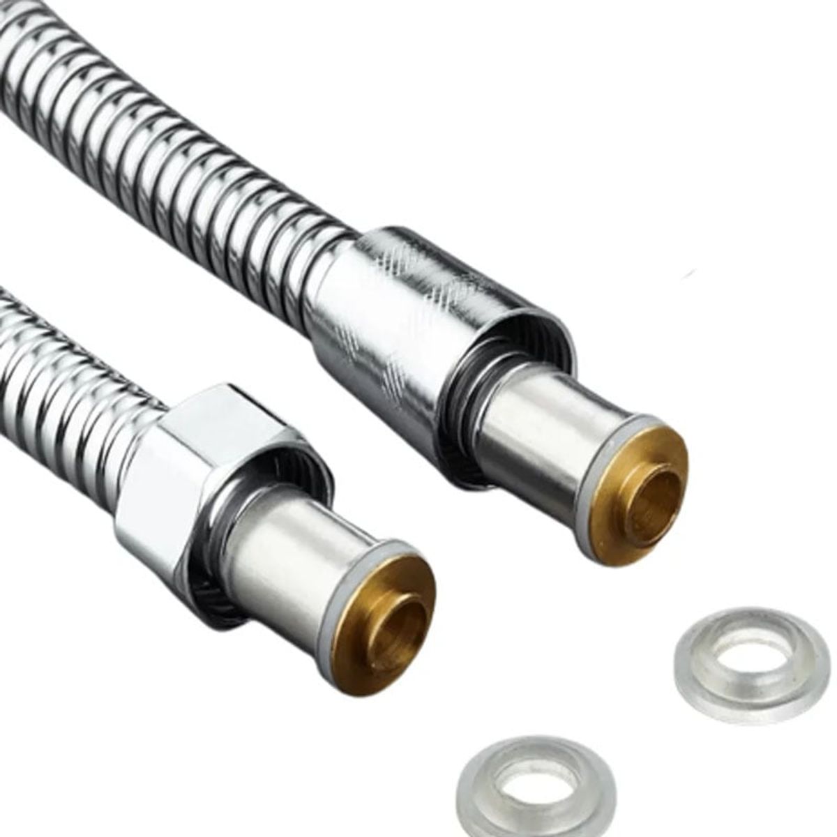 GENERICO - Manguera Flexible Ducha Extensible Cromada - 2 Metros