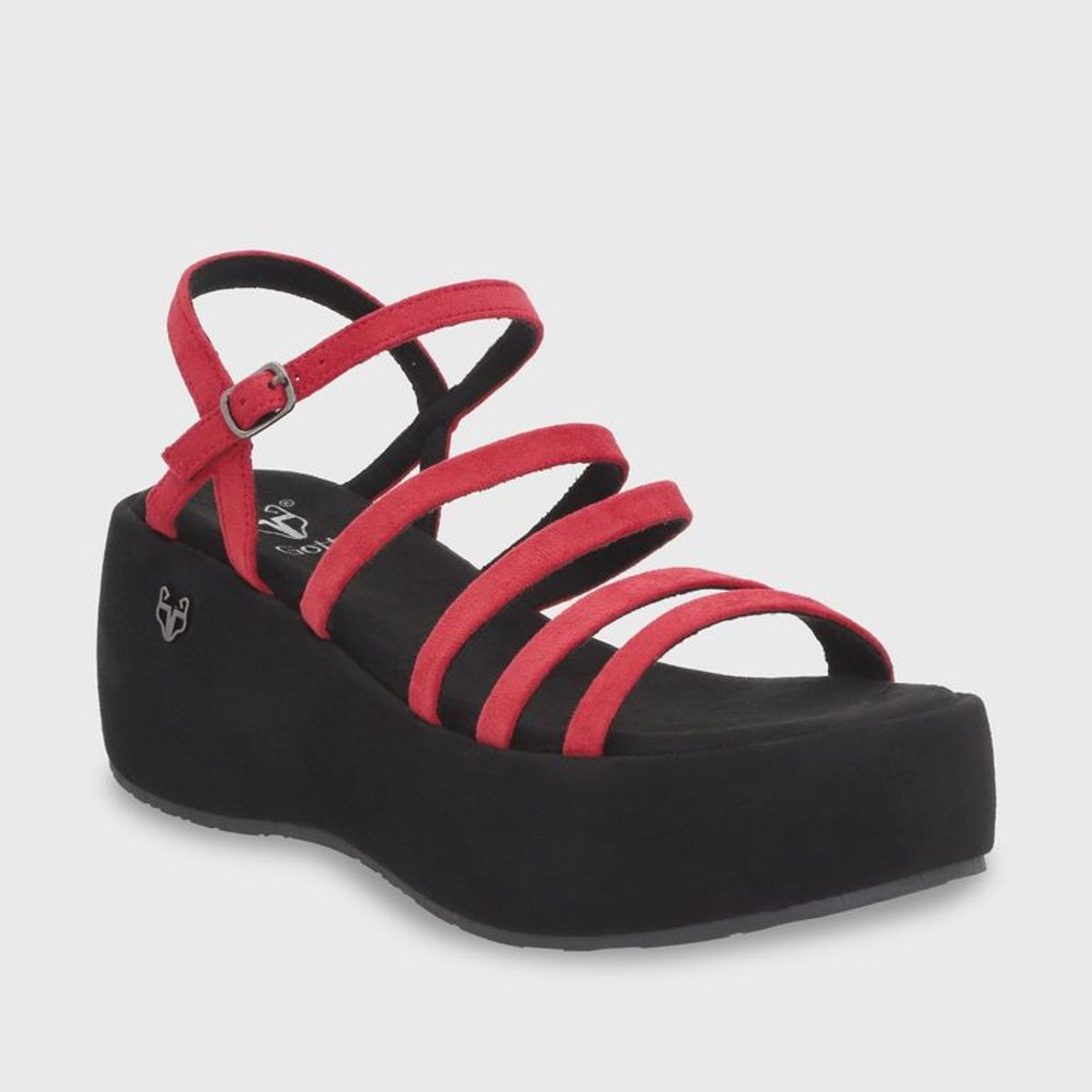 GOTTA - Sandalia Plataforma Roja Mujer 45822