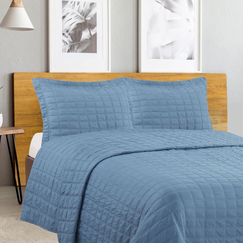 ANDES - QUILT ANDES CONTEMPO KING AZUL