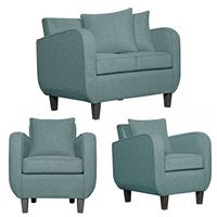 JUEGO DE LIVING 2-1-1 CRONOS VERDE AGUA