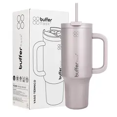 BUFFER FLASK - Vaso Termico Frio y Calor Termo Mug Buffer 1200Lt Inoxidable - Beige
