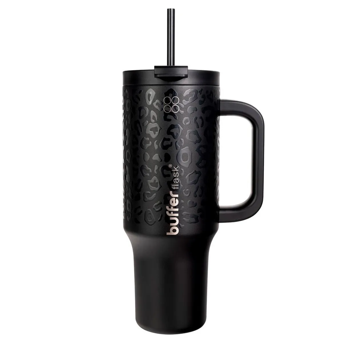 BUFFER FLASK - Vaso Termico Frio y Calor Termo Mug Buffer 1200Lt Inoxidable - Negro