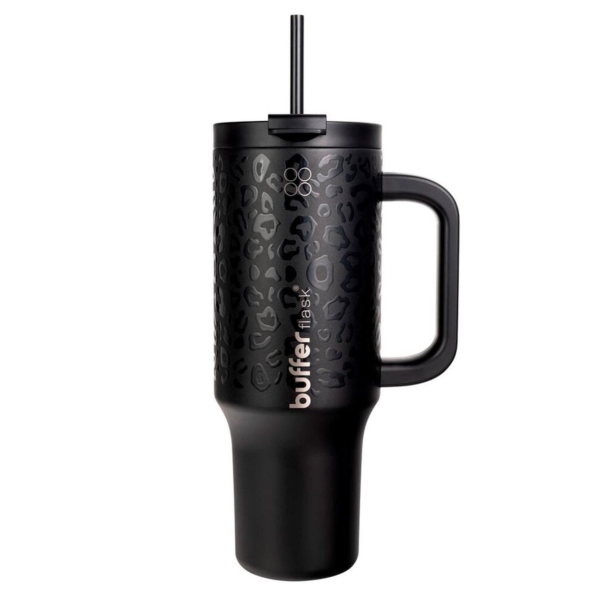 BUFFER FLASK - Vaso Termico Frio y Calor Termo Mug Buffer 1200Lt Inoxidable - Negro