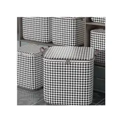 GENERICO - Pack 3 unidades Bolsas de almacenamiento Houndstooth 180 L