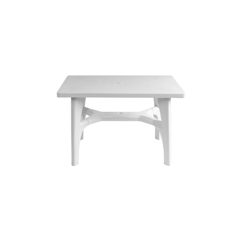 GENERICO - Mesa Plástica Blanca 110x58x73CM Bighouse