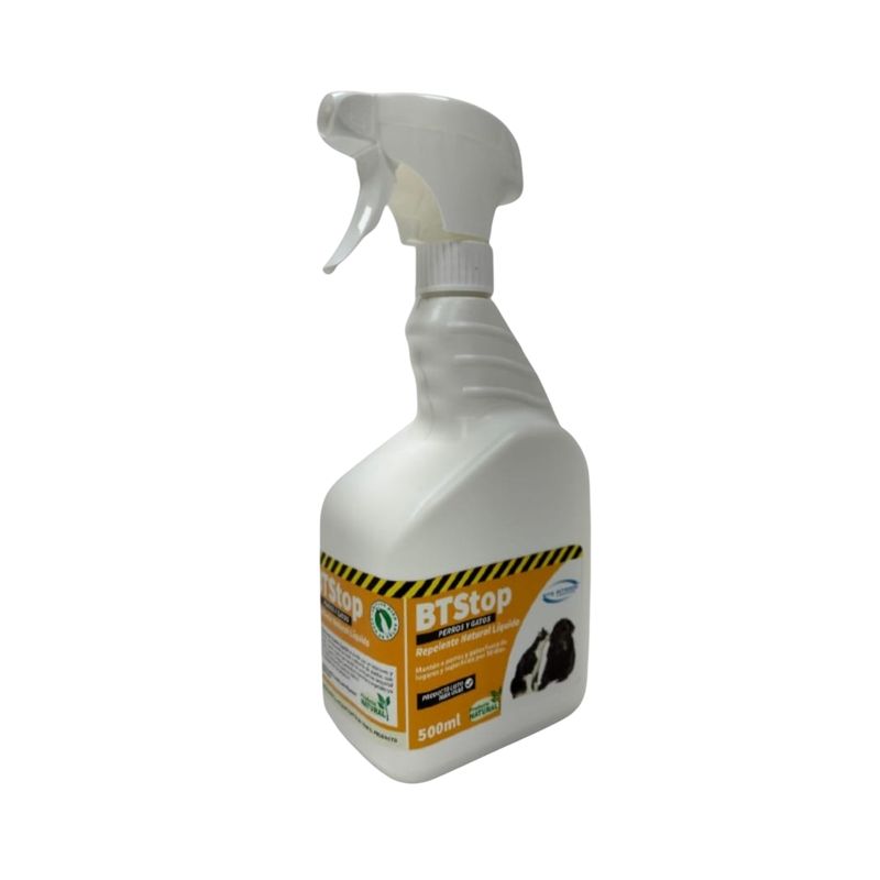 BTS - Repelente Gatos Y Perros Natural Líquido Btstop 500ml