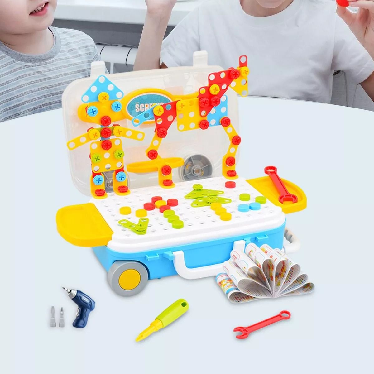 GENERICO - Maleta Interactiva De Herramientas Para Niños Portatil