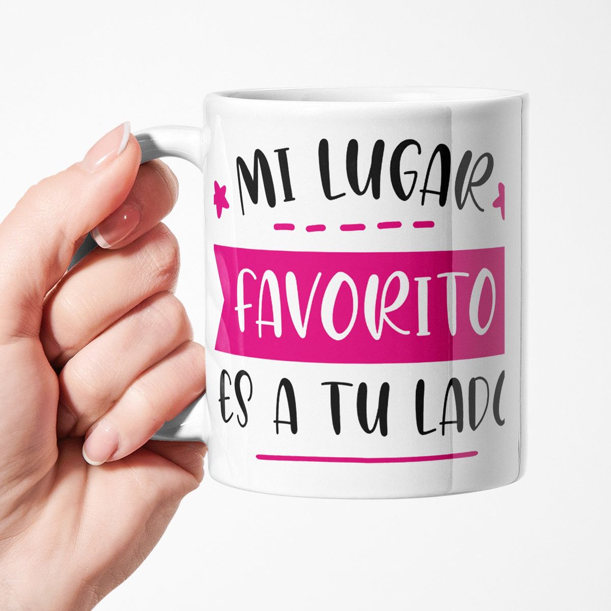 SM - Tazón de San Valentín con Mensaje de Amor  Regalo Perfecto para Enamorados