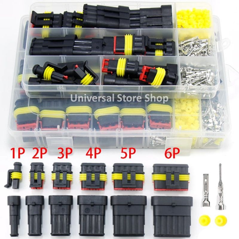 GENERICO - 708ps Conector Terminal Impermeable Enchufe Cable Auto