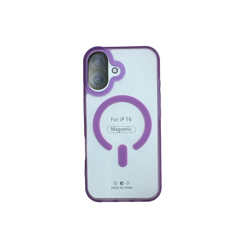 JOIGO - Carcasa Para iPhone 16 Matte Magsafe Lila