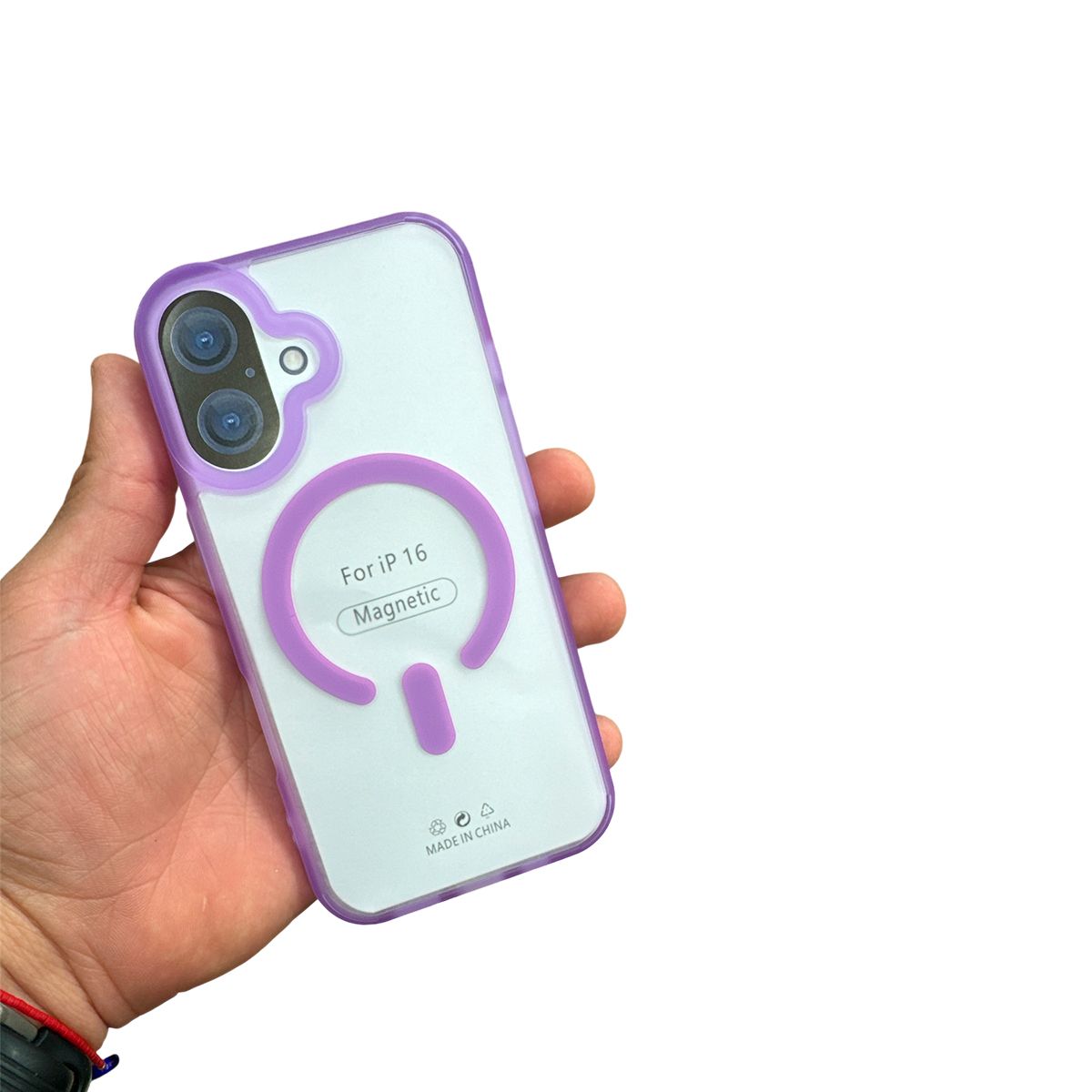 JOIGO - Carcasa Para iPhone 16 Matte Magsafe Lila