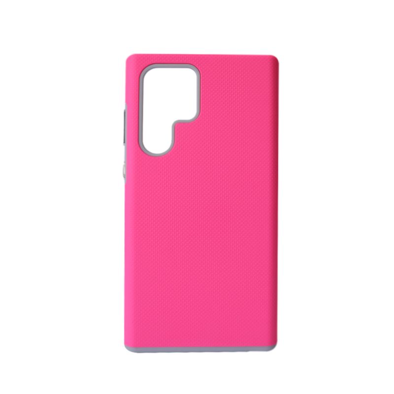 JOIGO - Carcasa Para Samsung S22 Ultra AntiShok Goma Color Fucsia.