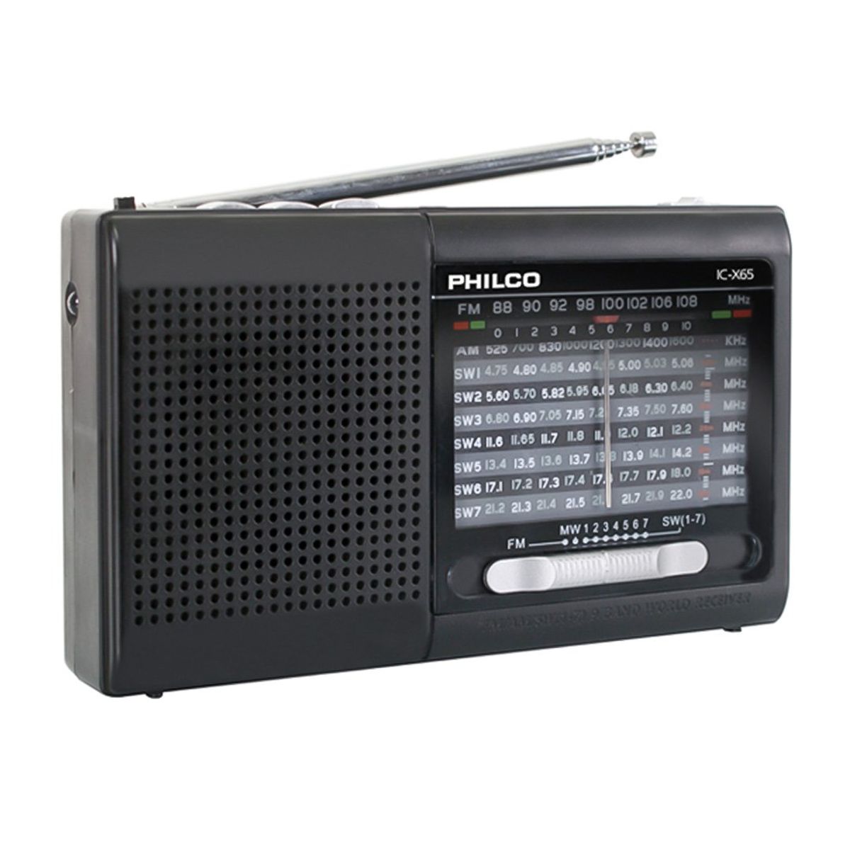 PHILCO - Philco Radio Portátil Multibanda ICX65 BT FM USB MSD