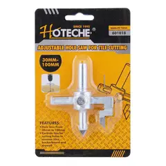 HOTECHE - Broca Cortador Circular De Ceramica Yeso 30-100mm Htc601018