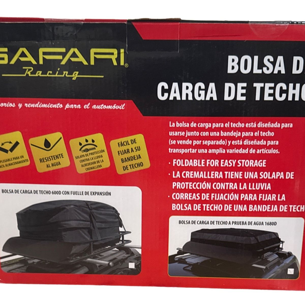 SAFARI - Bolso Porta Equipaje Universal 370 Litros